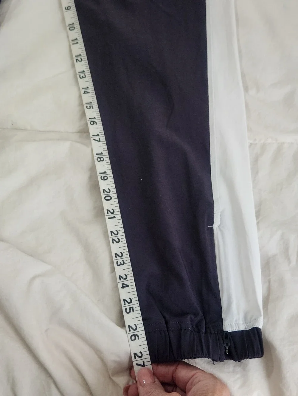 lululemon Adapted State High-Rise Jogger: Colourblock Black White Sz 0